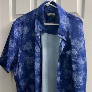 DIXXON Navy Engine Print Shirt